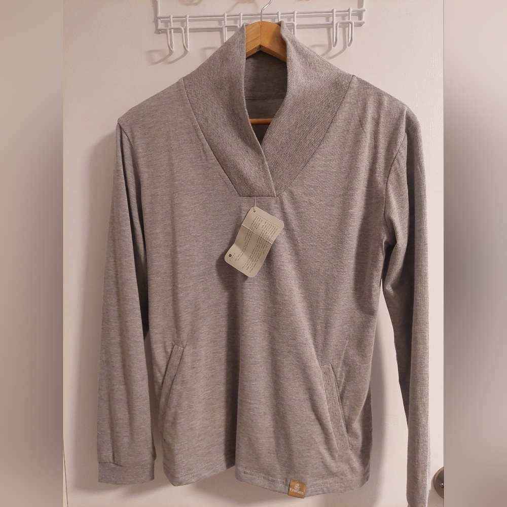 Emirates Gray Long Sleeve Sweater